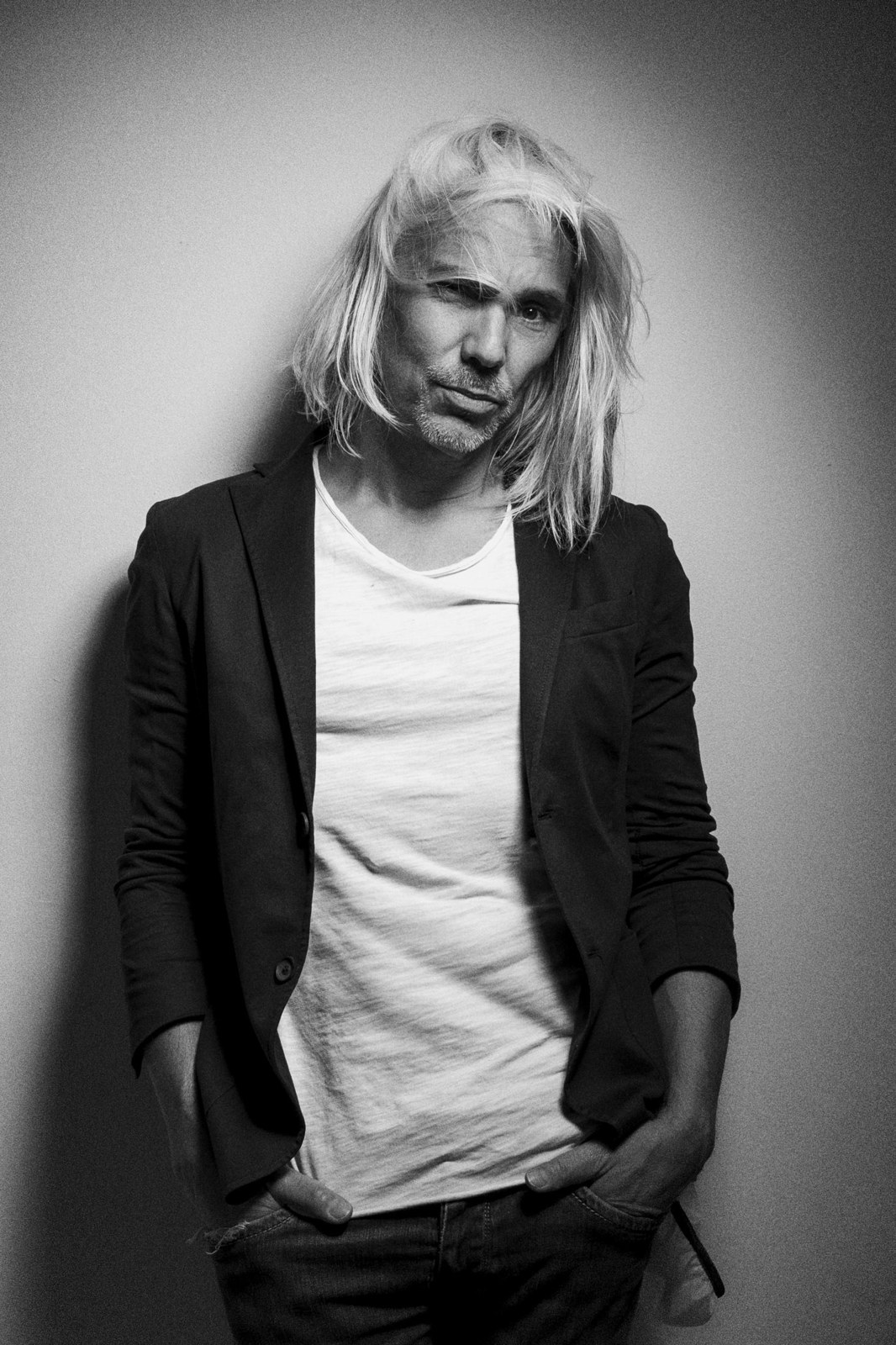 Sascha van der Werf in a dark jacket, photographed by Kat Derler.
