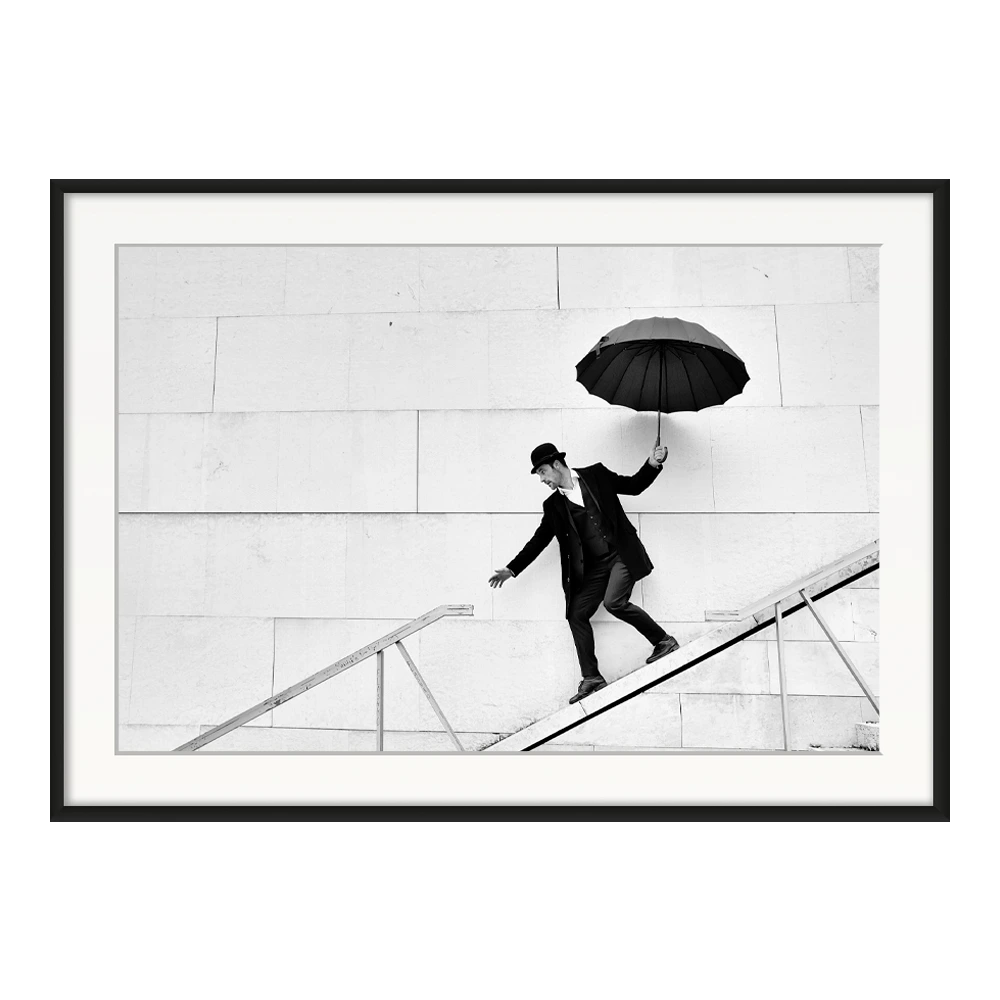The Weight of Balance — original framed print by Sascha van der Werf