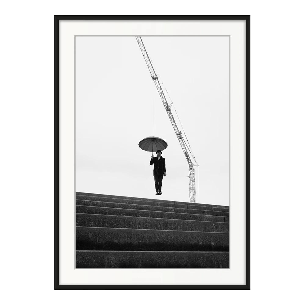 Gravity on Pause — original framed print by Sascha van der Werf