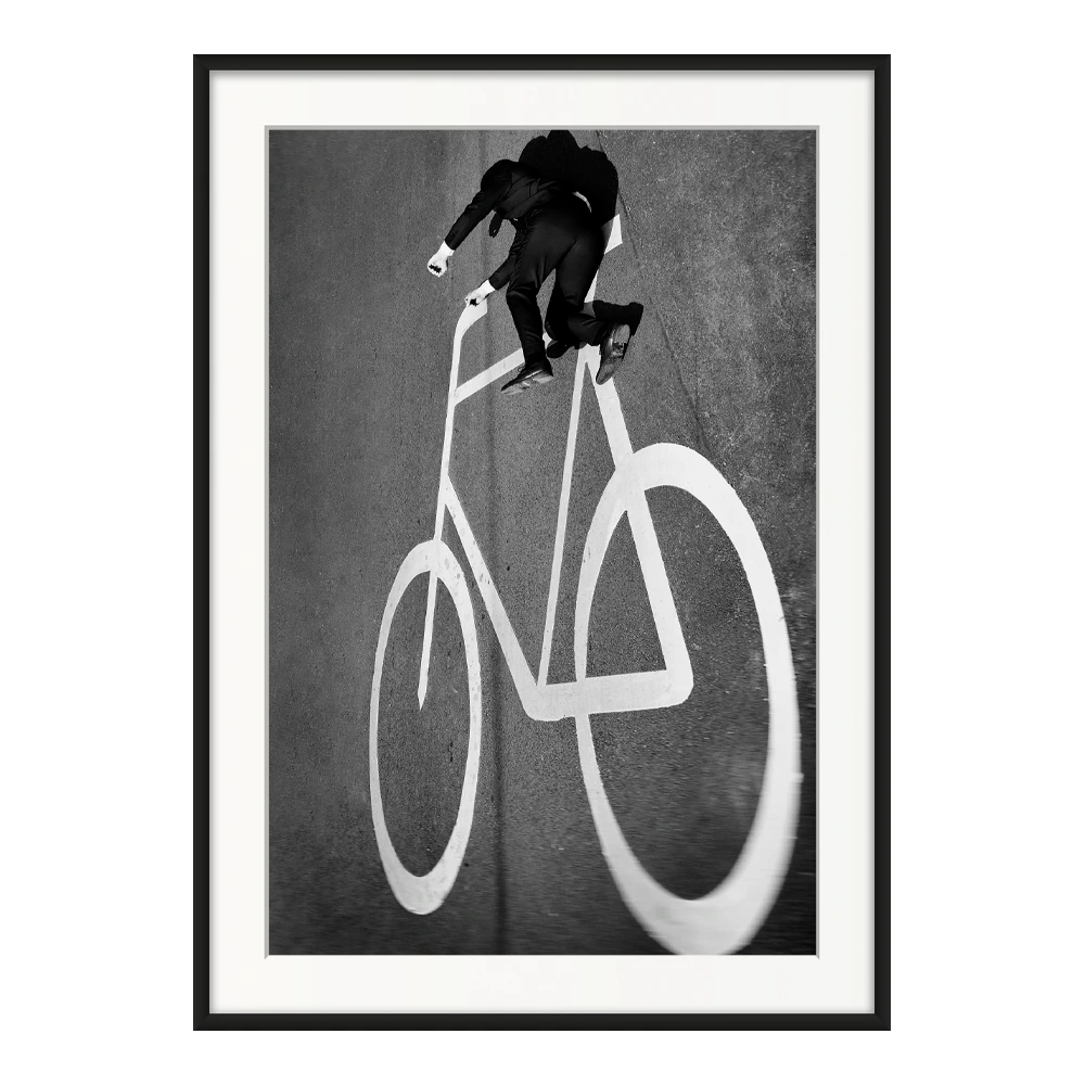 Life is a beautiful ride. — original framed print by Sascha van der Werf