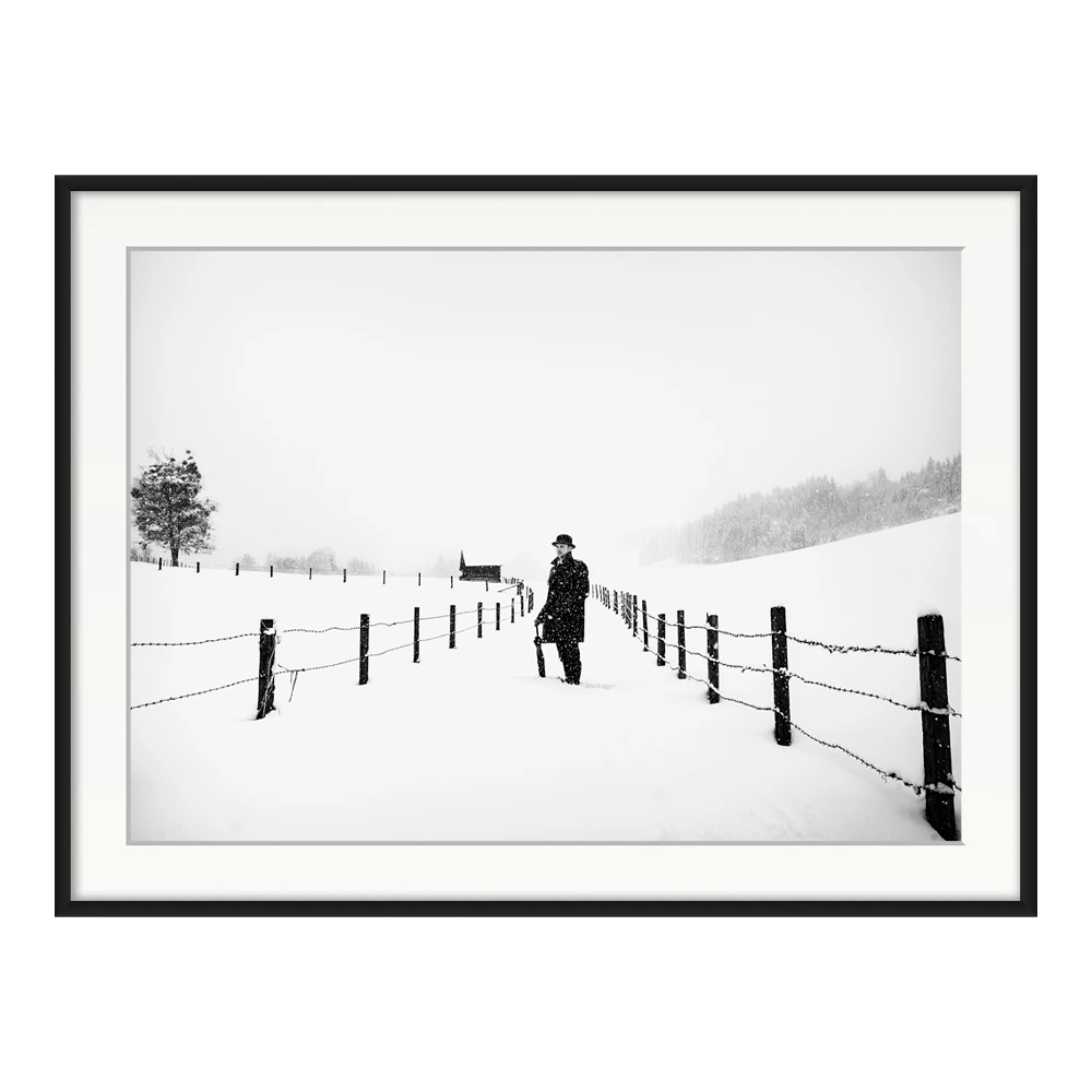 A Walk Between Moments — original framed print by Sascha van der Werf
