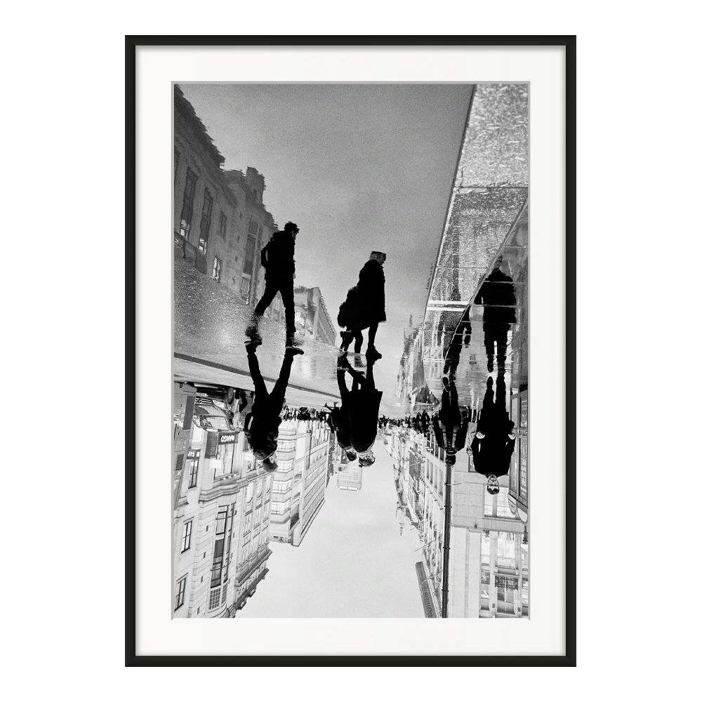 Between reflections — original framed print by Sascha van der Werf