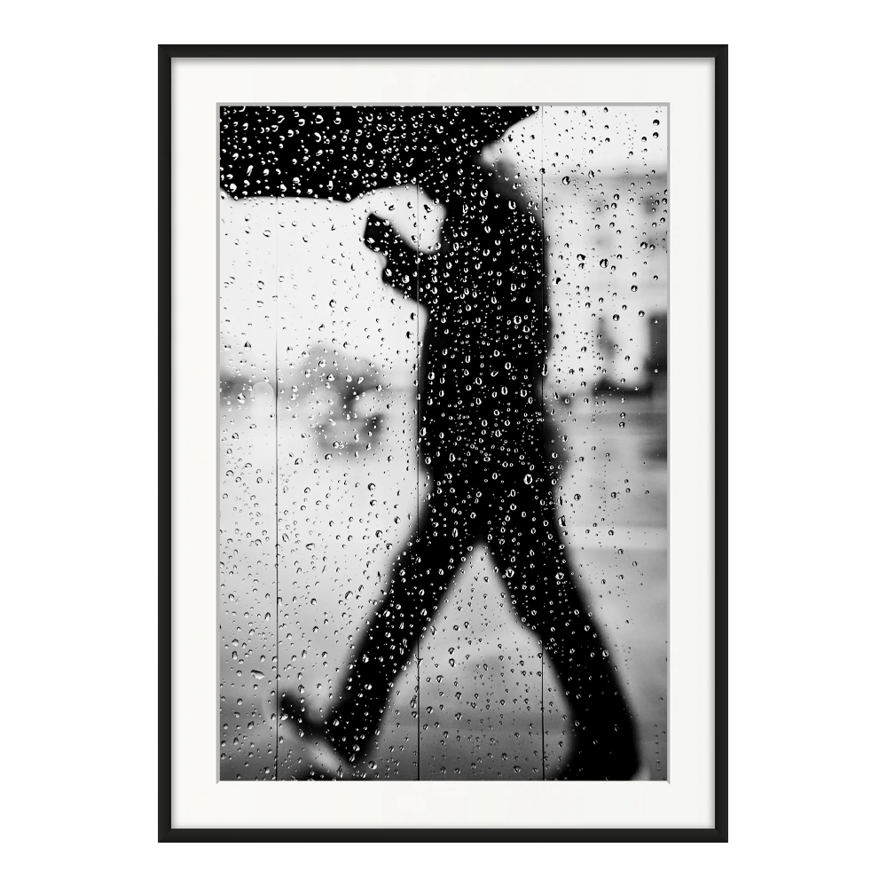 RainMan — original framed print by Sascha van der Werf