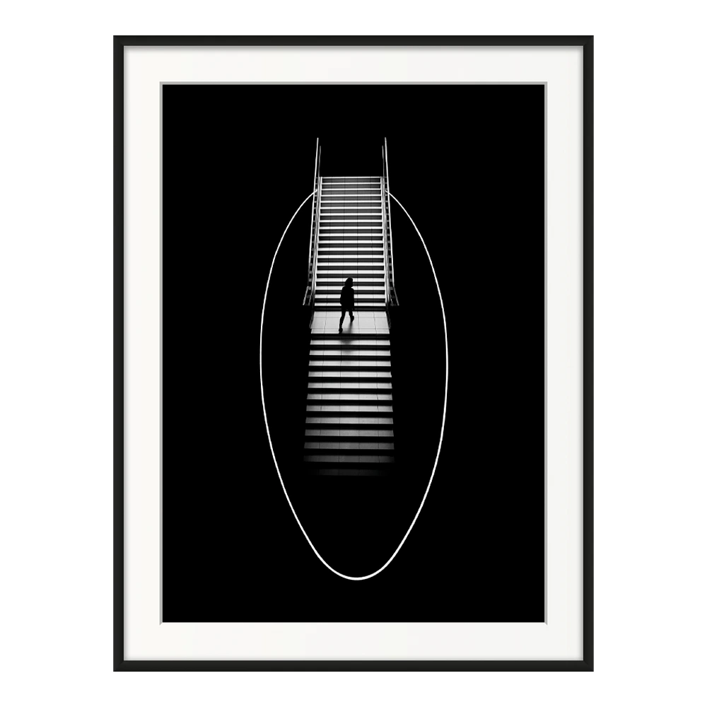 A Walk Between Realms — original framed print by Sascha van der Werf