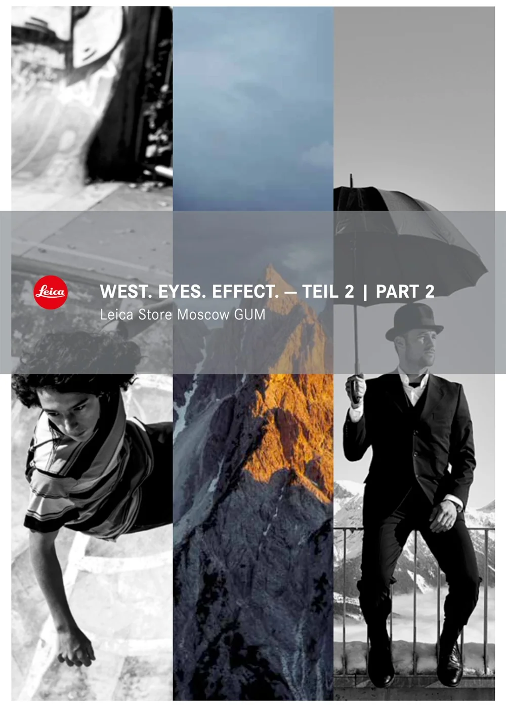 West Eyes Effect exhibition poster