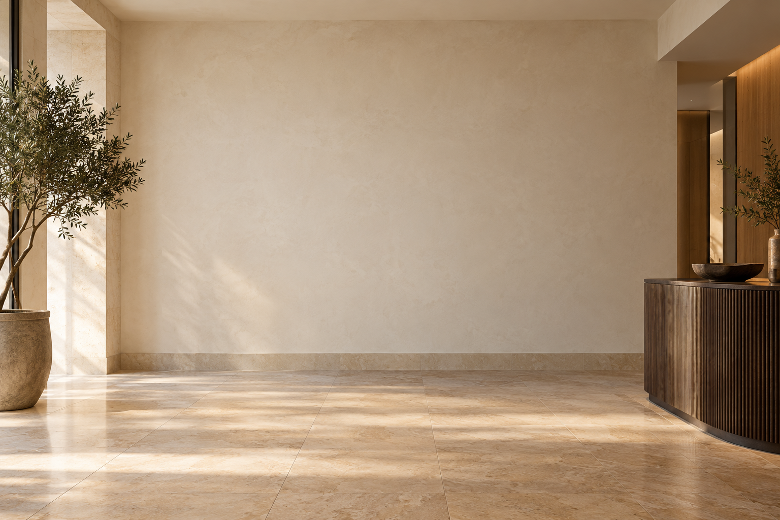 Lobby setting — illustrative interior
