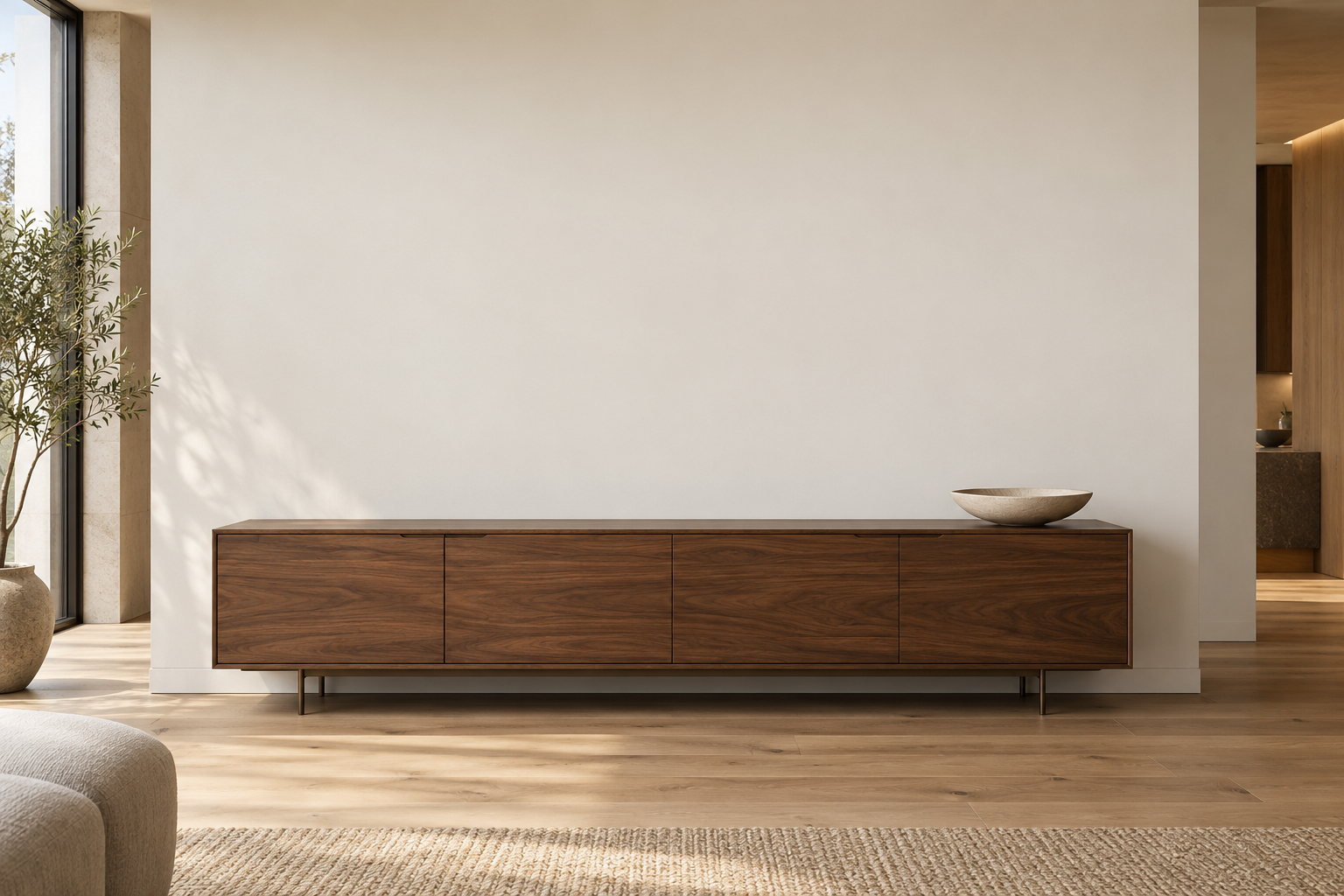 Sideboard setting — illustrative interior