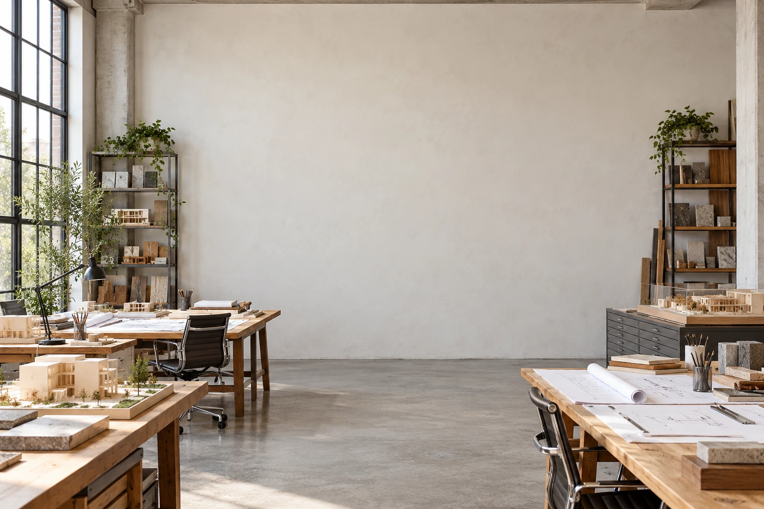 Architekturbüro – beispielhafter Raum