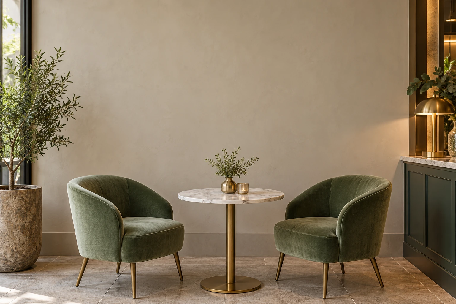 Café – beispielhafter Raum